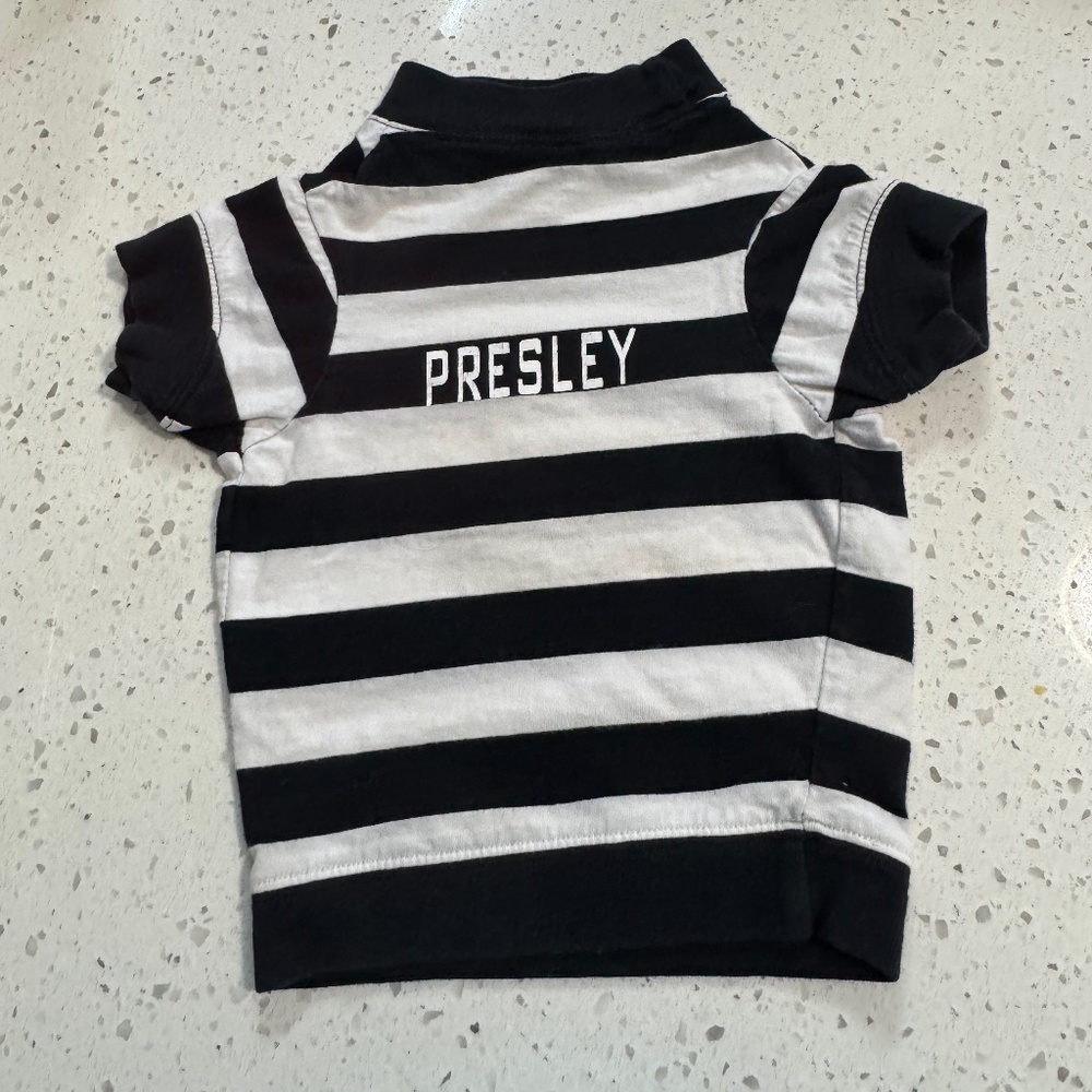 Elvis Presley Striped Dog T-Shirt - Picture 2 of 6